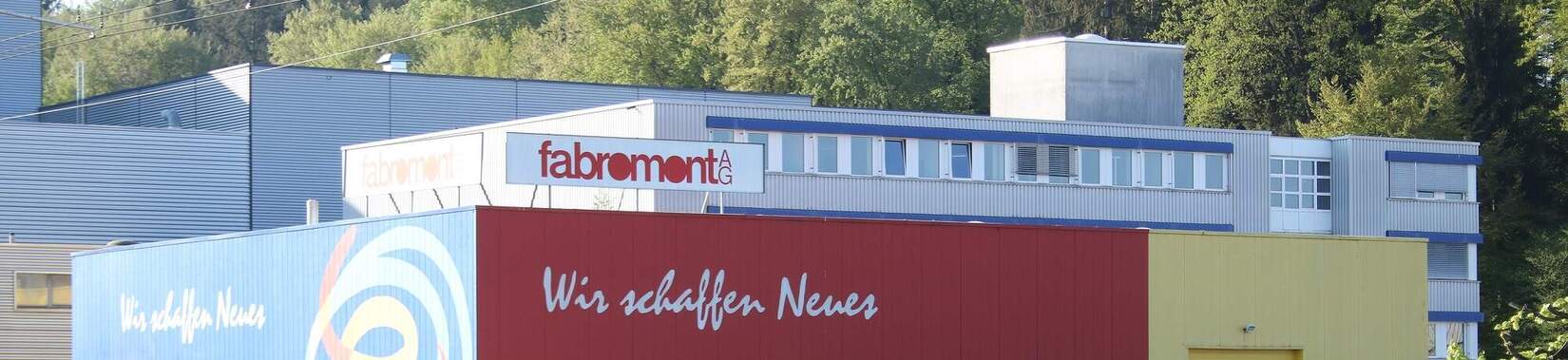 Fabromont factory store in Schmitten, exterior view